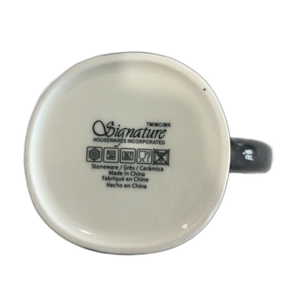 Signature Housewares Hipster 16 oz. Girl Cow with Glasses Mug. LNWOT - Picture 6 of 9